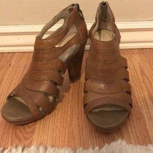 Franco Sarto Brown Heels